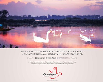 Chandigarh Tourism campaign artwork