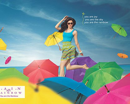 Rain & Rainbow campaign artwork